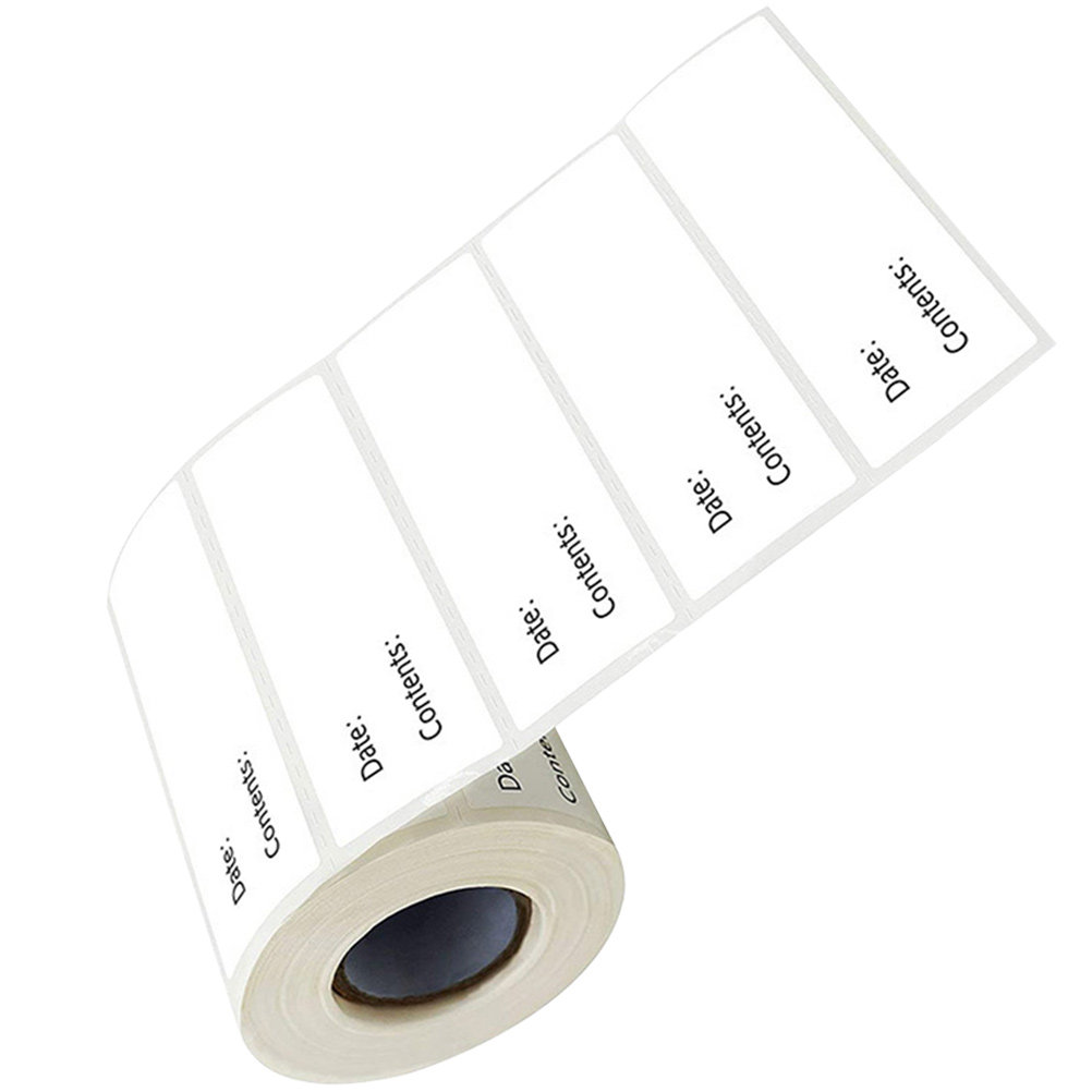 Food Storage Expiration Dates - 1 Rollo de Etiquetas Premium para