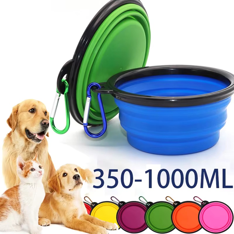 Portion Control Container - Tazón plegable portátil de silicona para