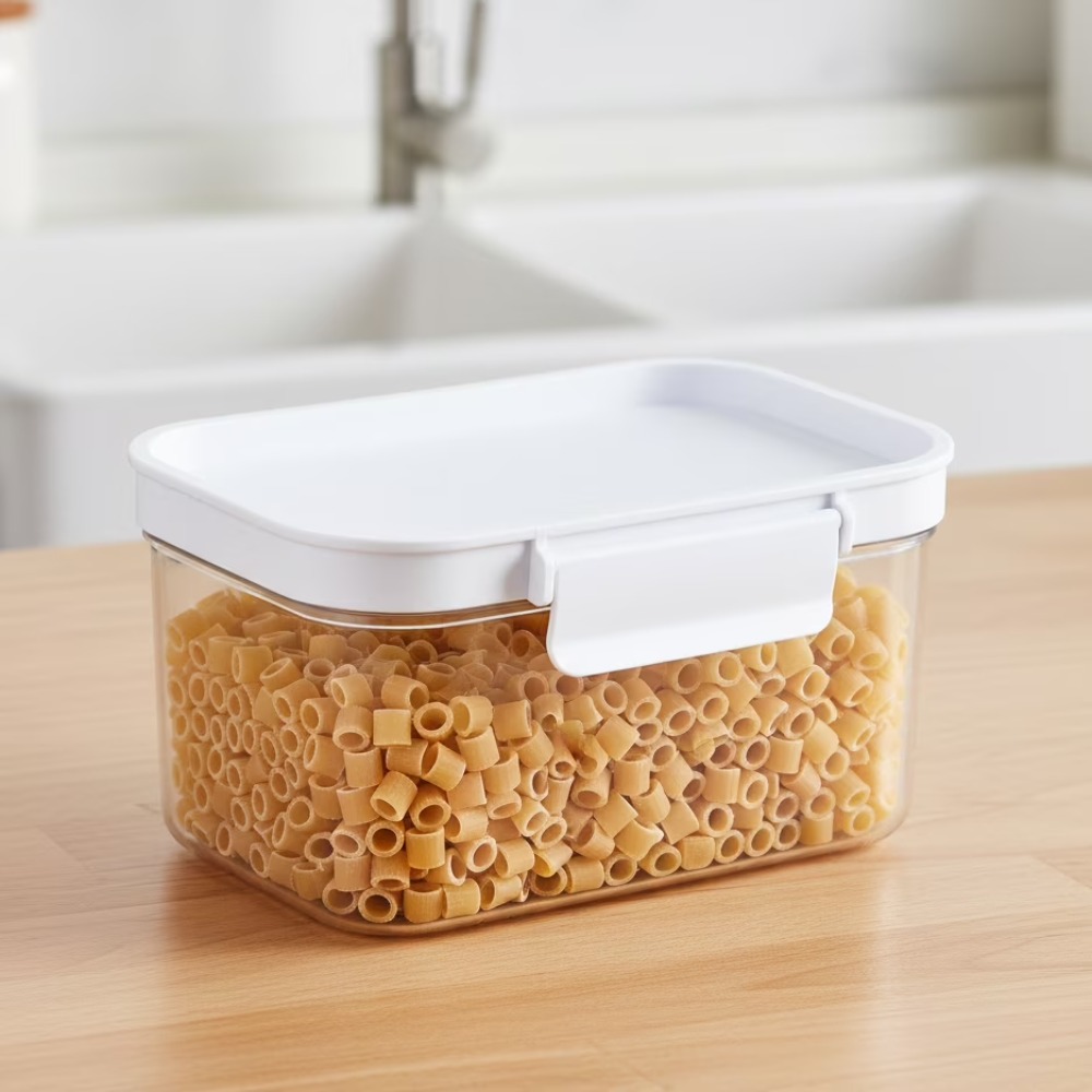 Food Storage Airtight - Contenedor Rectangular Pequeño de Plástico para