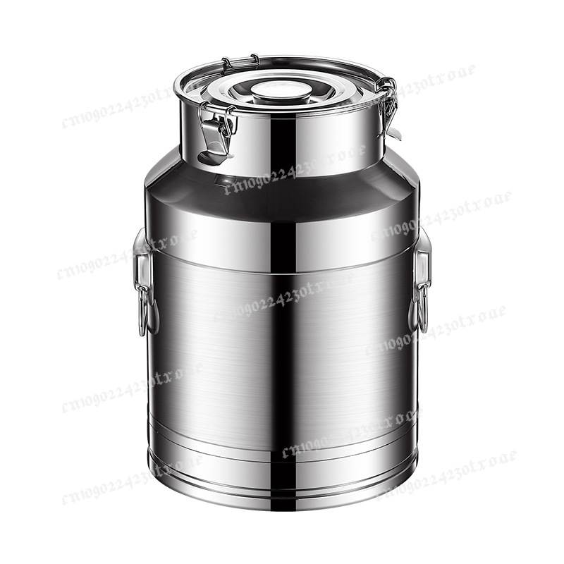 Food Storage Drums - Cubo de leche sellado de acero