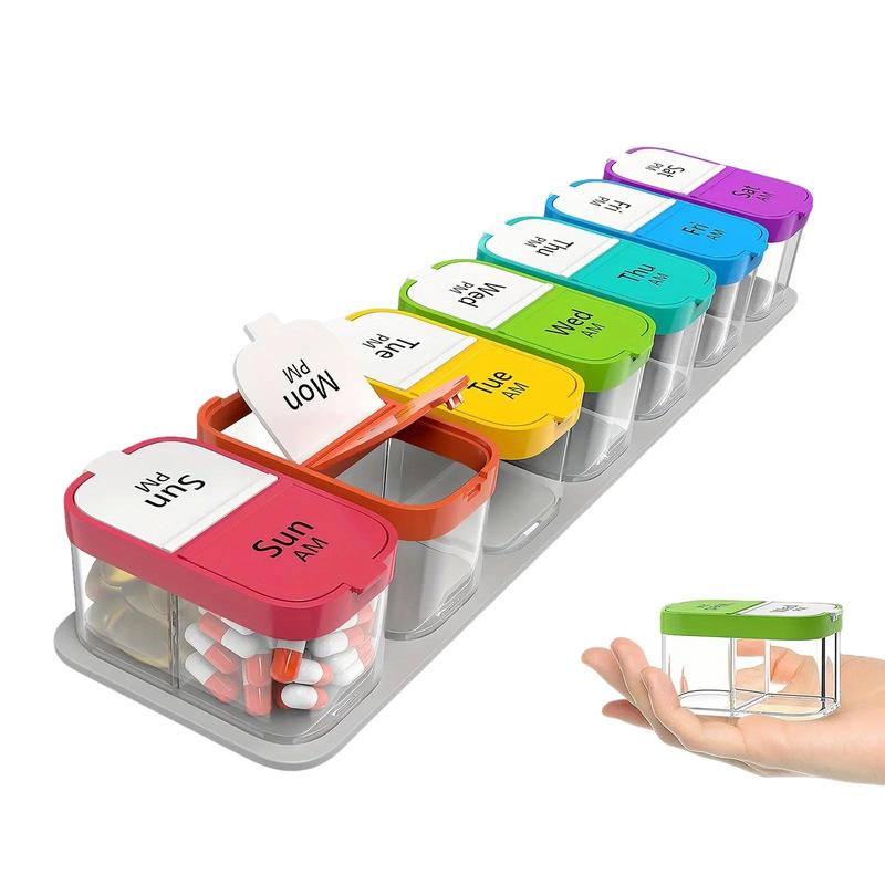 Food Storage Xl - Organizador de pastillas grande de 7