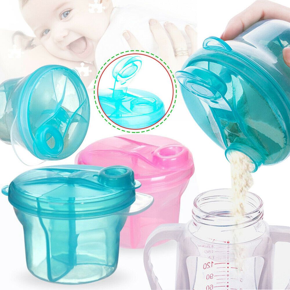 Portion Control Container - Contenedor de fórmula de 3 dosis,