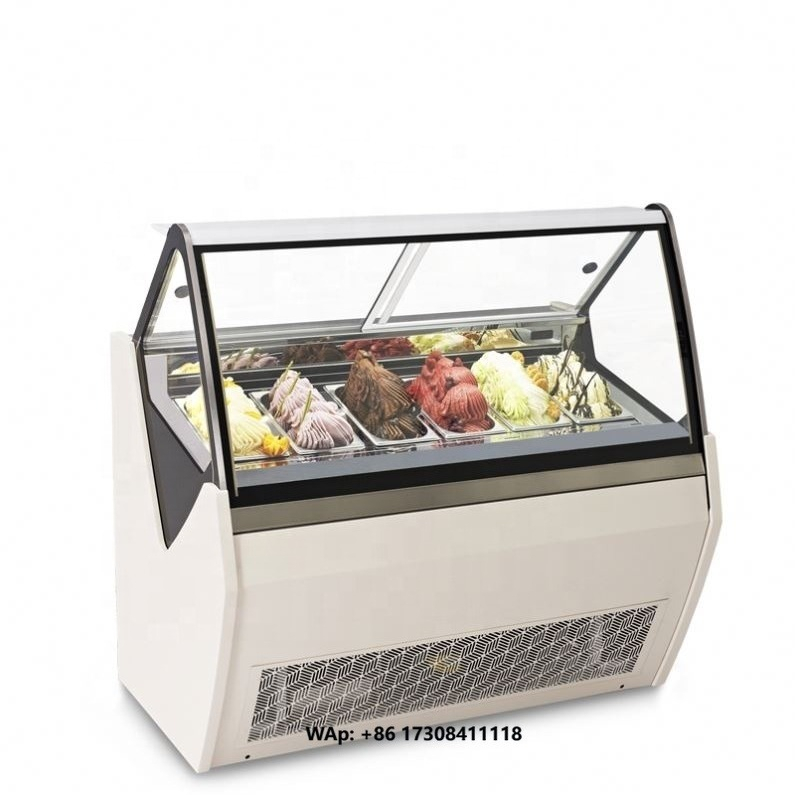 Food Storage Glass - Congelador Exhibidor con Puerta de Vidrio