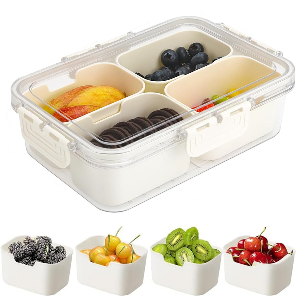 Food Storage Ideas - Caja Portátil para Almacenamiento de Alimentos,