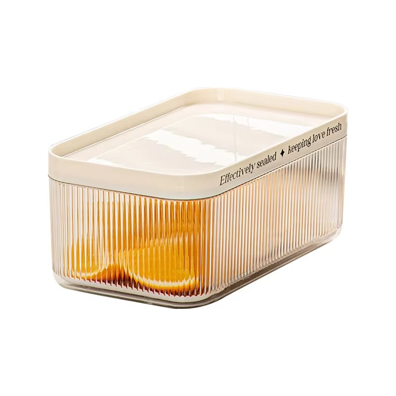 Food Storage No Plastic - Contenedores Organizadores Apilables de Plástico PET
