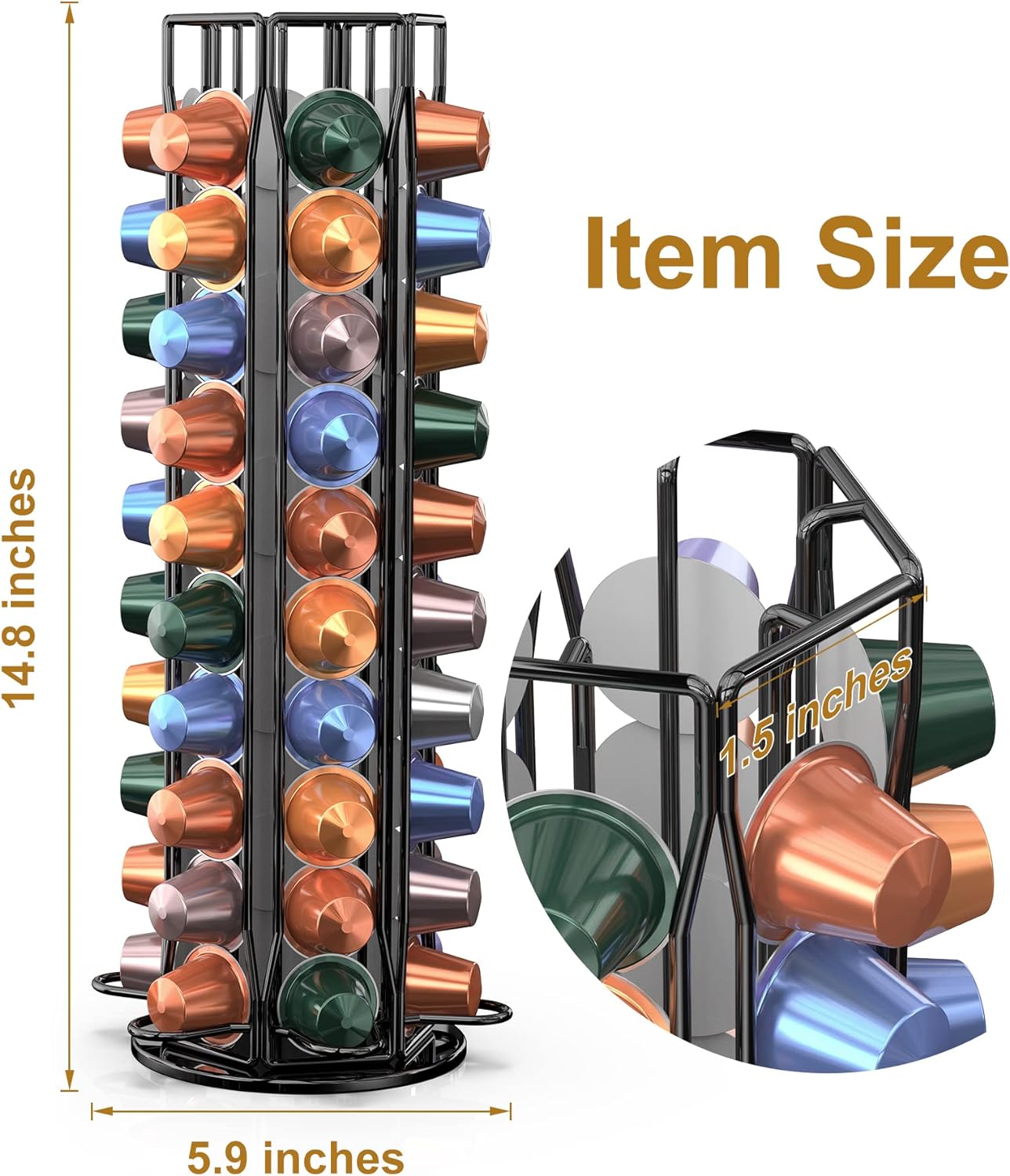 Food Storage Xl - Soporte para cápsulas de café Nespresso