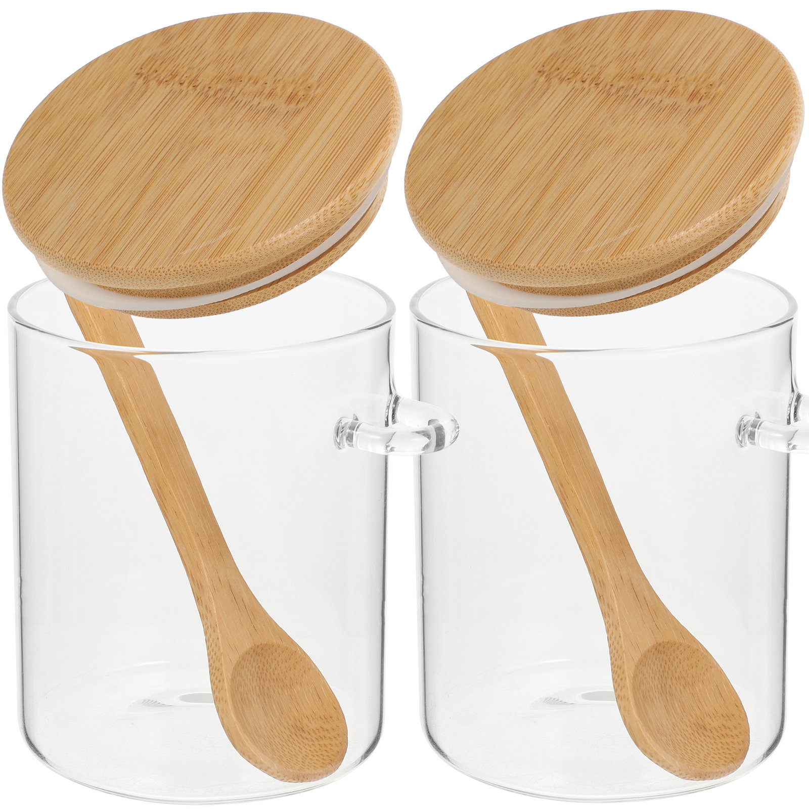 Food Storage Kitchen - 2 recipientes transparentes para almacenamiento de