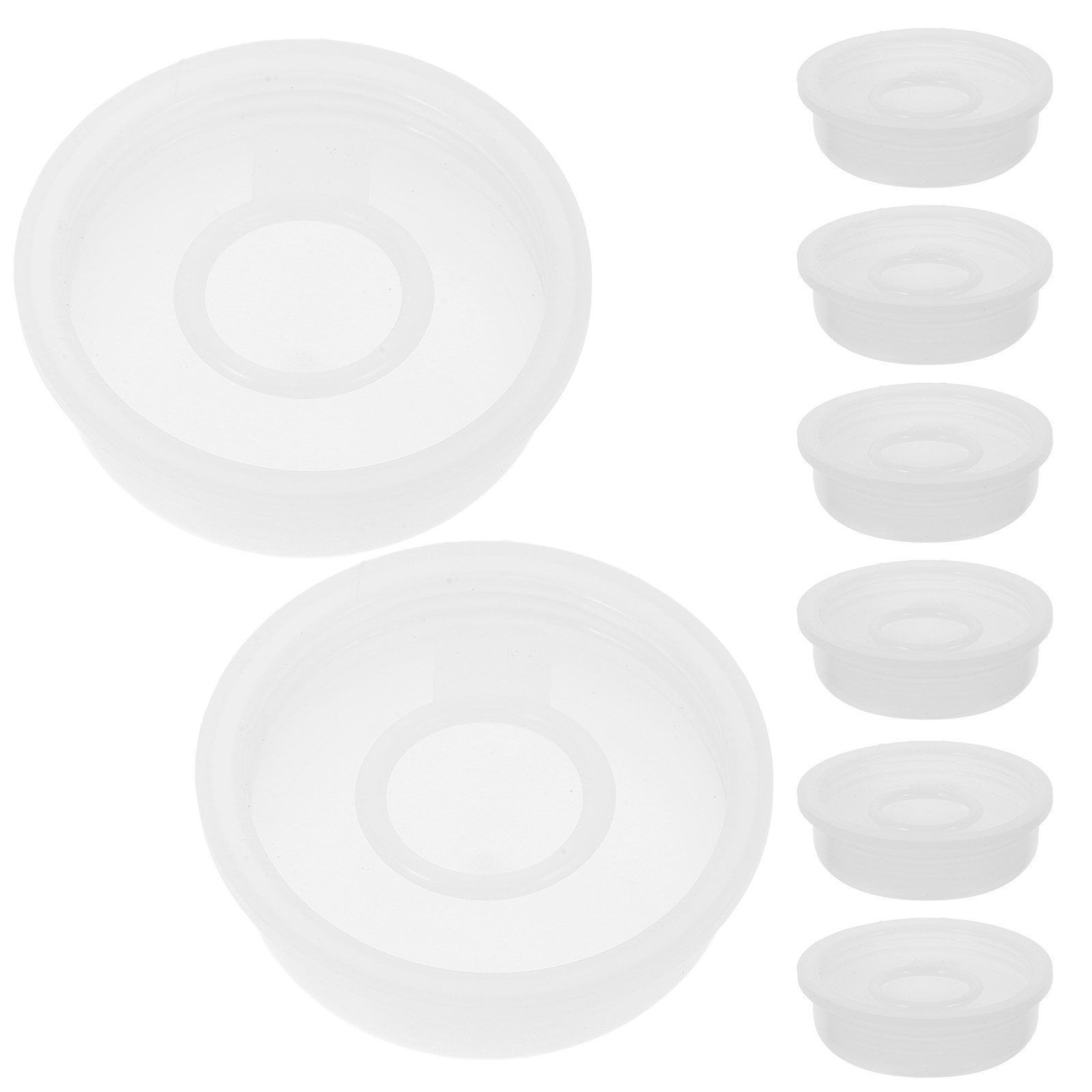 Food Storage With Lids - 10 tapas de plástico para cubos