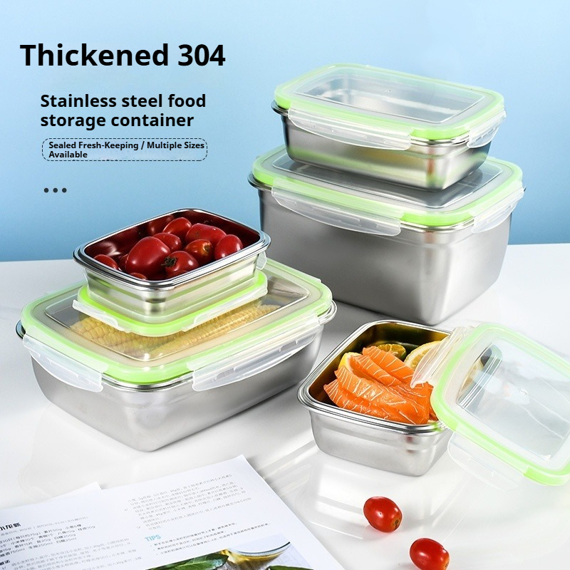 Food Storage Stainless Steel - Fiambrera de acero inoxidable 304 con