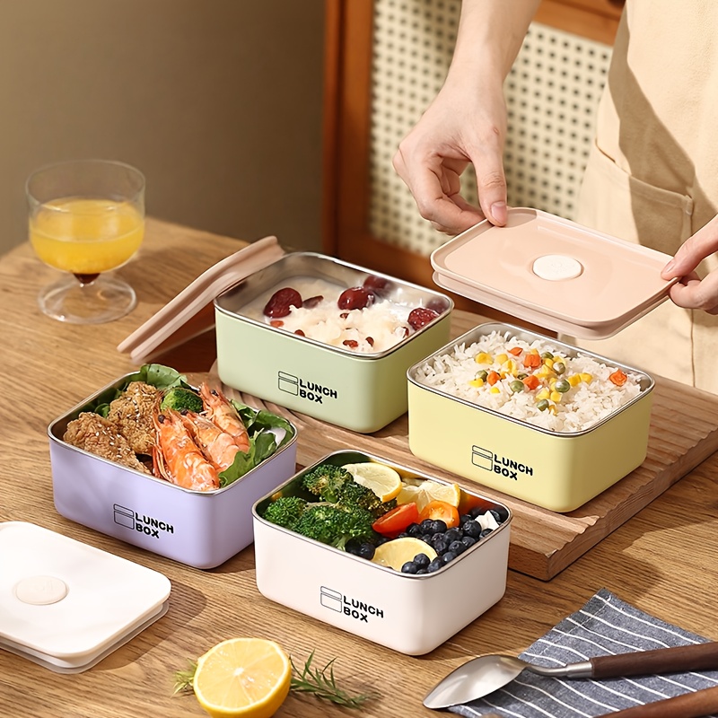 Food Storage Ideas - Juego de Recipientes Herméticos de Acero