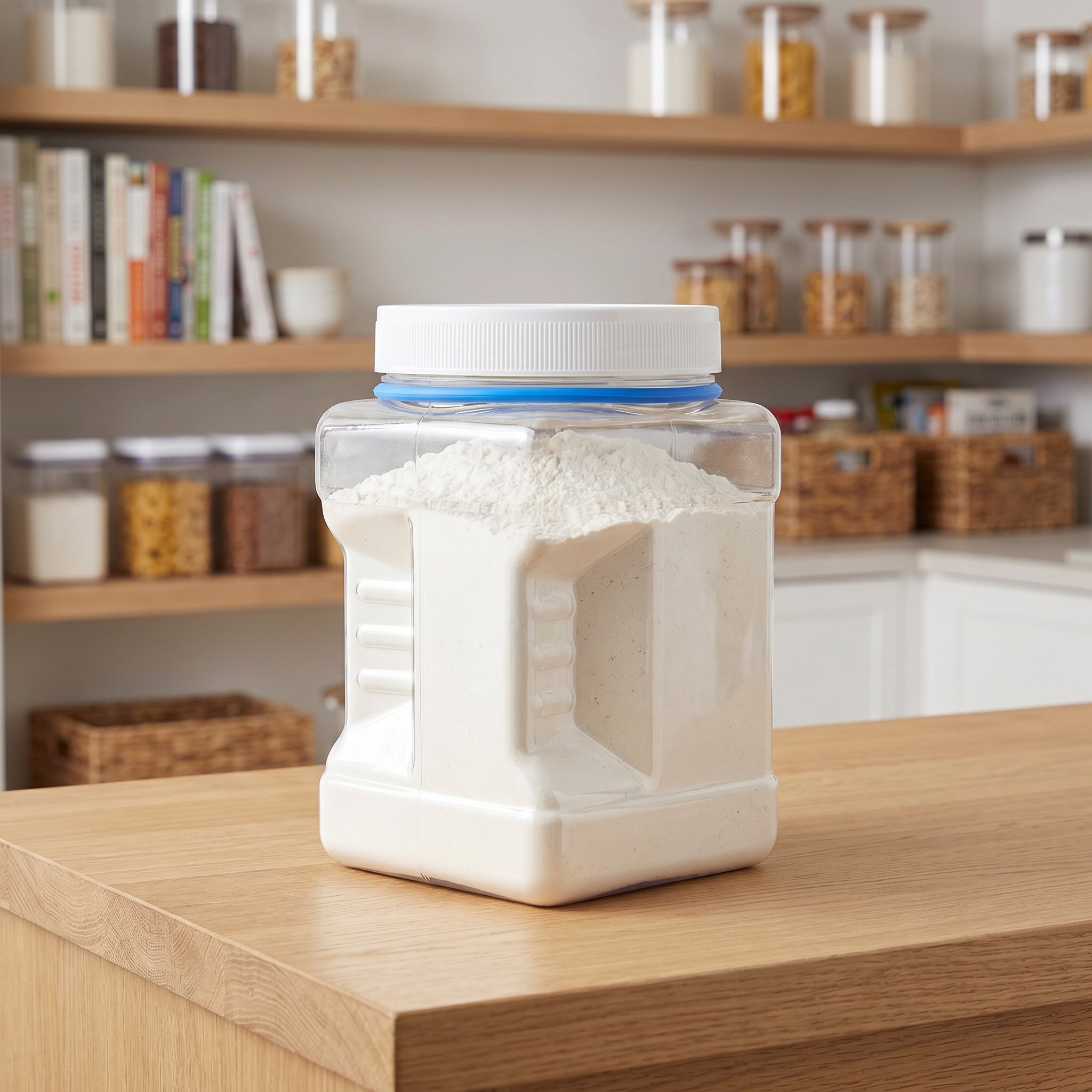 Food Storage Airtight - Juego de 6 Recipientes Herméticos Cuadrados