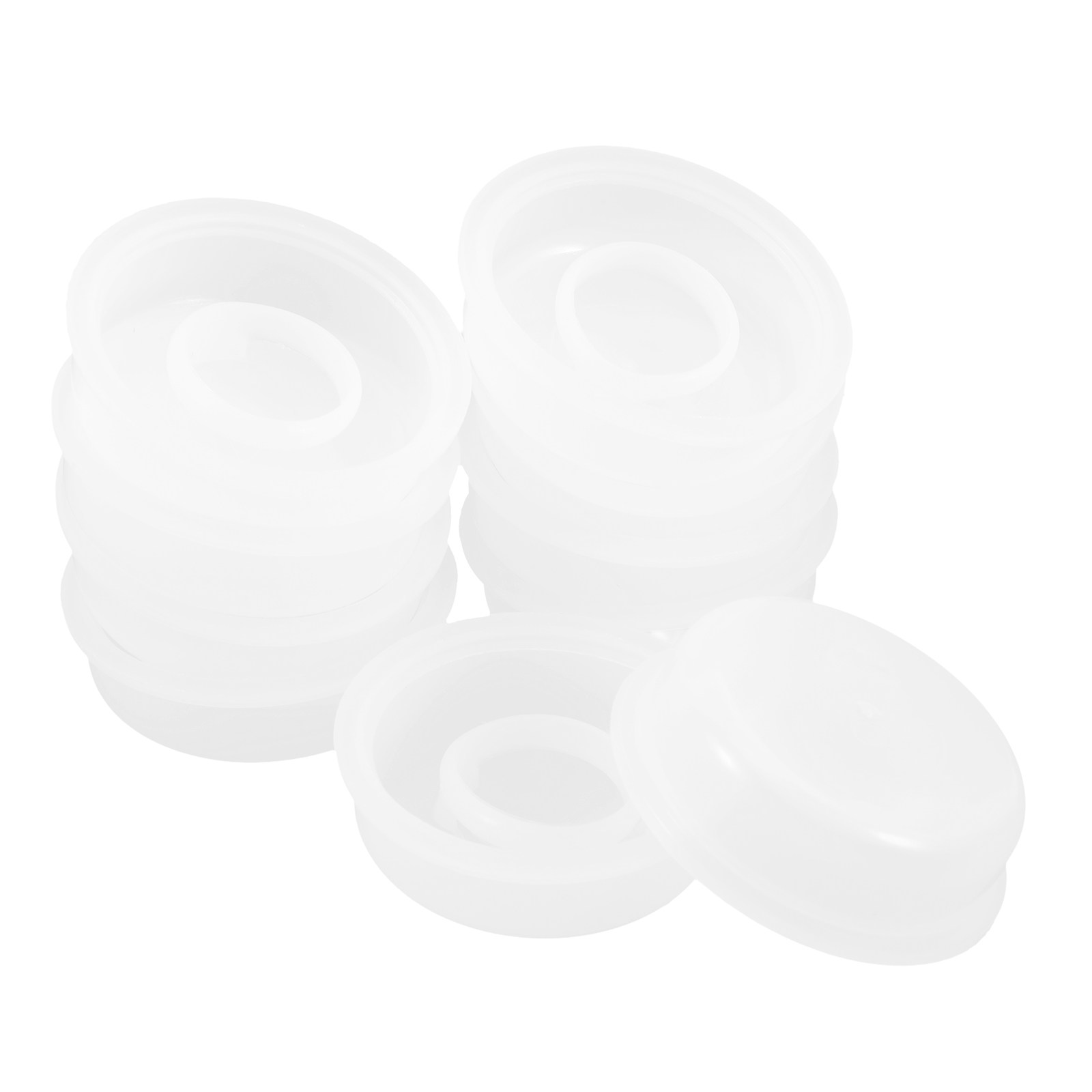Food Storage With Lids - 10 Tapas de Plástico para Cubetas