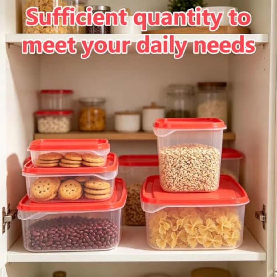 Juego de 17 Recipientes de Plá - Food Storage With Lids reseña y precio