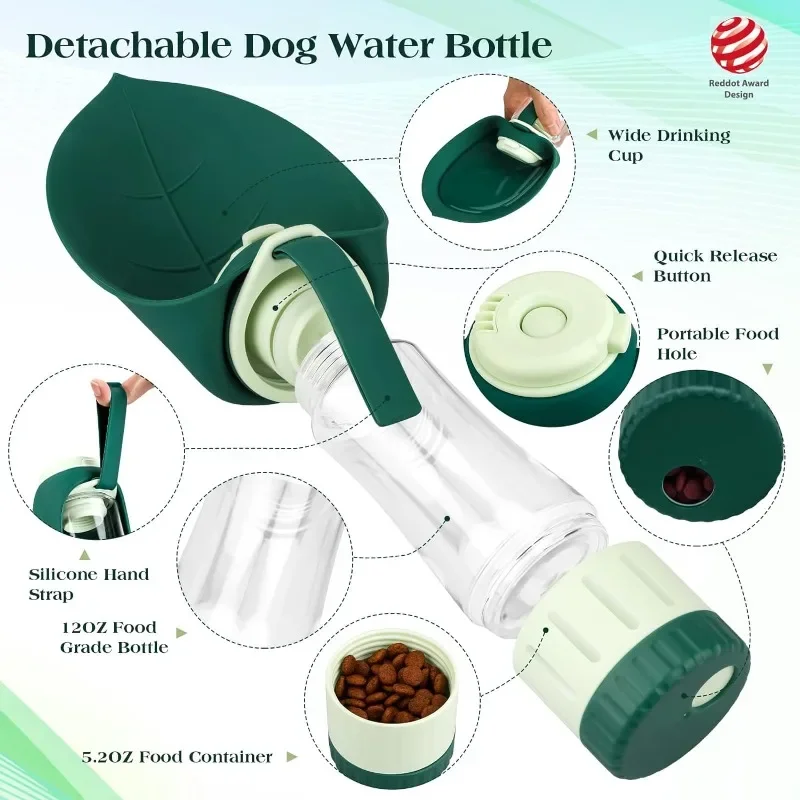 Botella de agua portátil para  - Portion Control Container reseña y precio