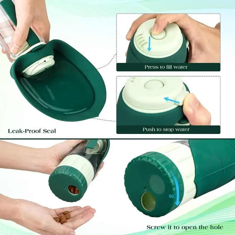 Botella de agua portátil para  - Portion Control Container reseña y precio