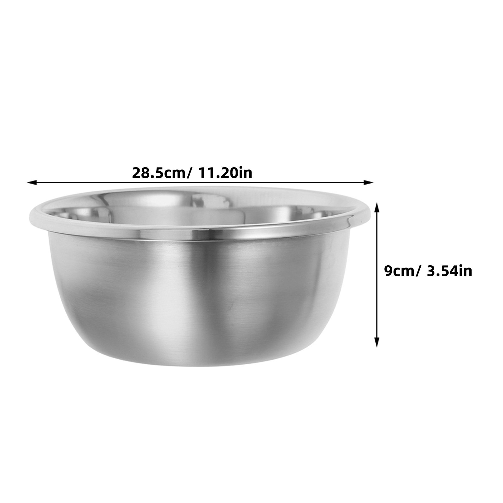 Tazón Redondo Grande de Acero  - Food Storage Stainless Steel reseña y precio