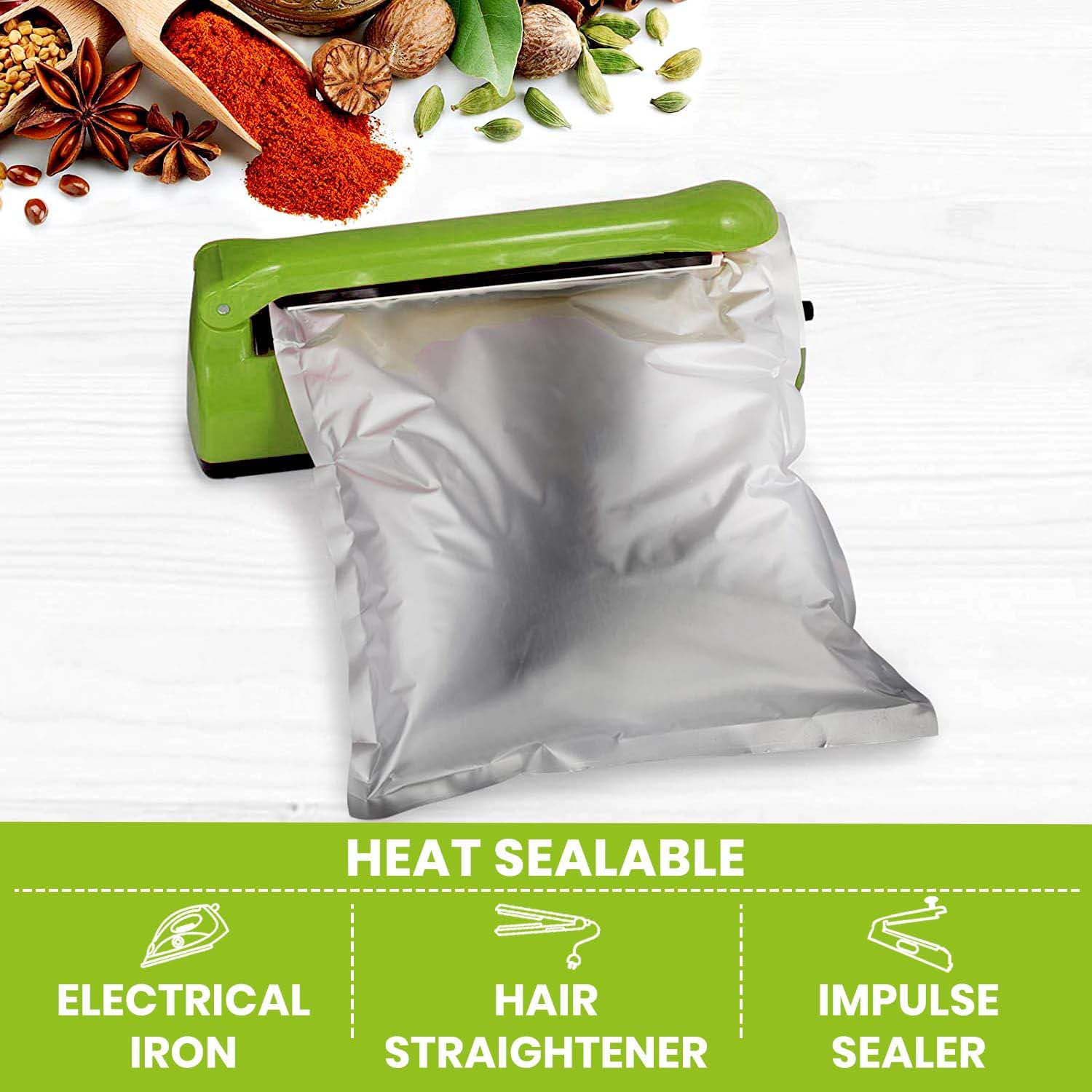 Bolsas de Aluminio Mylar Plate - Food Storage For Long Term reseña y precio