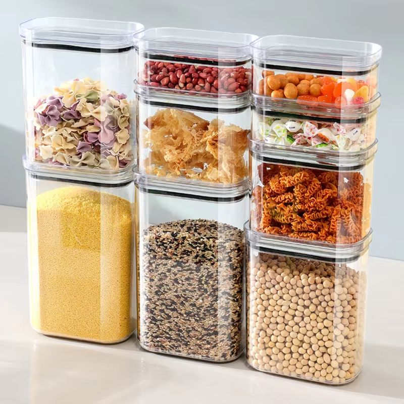Organizador de gabinete de coc - Food Storage Kitchen Cabinet reseña y precio