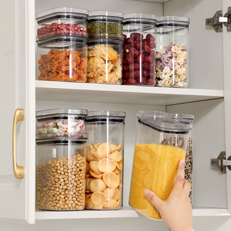 Organizador de gabinete de coc - Food Storage Kitchen Cabinet reseña y precio