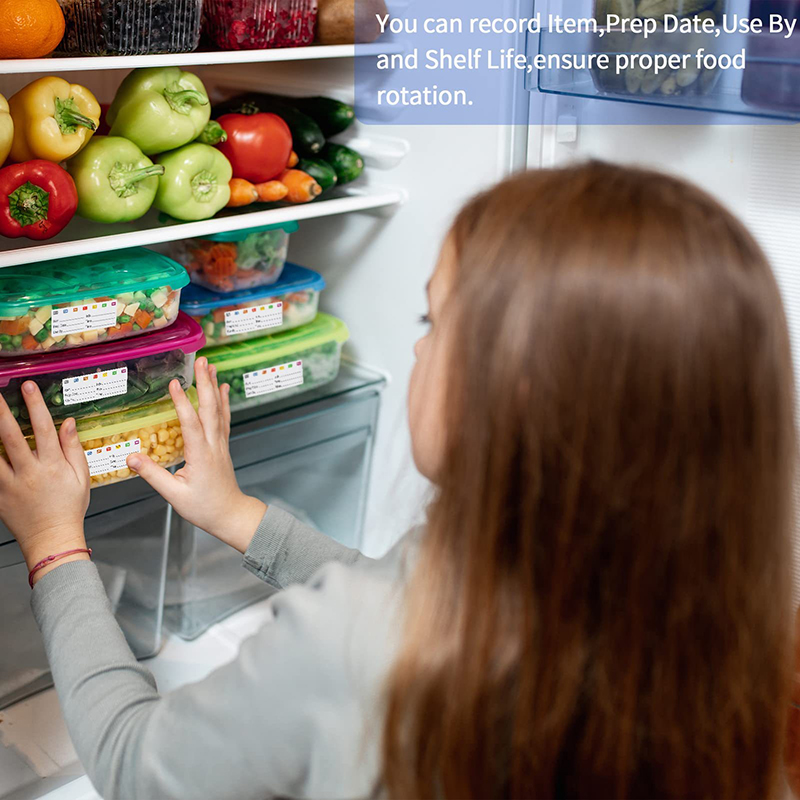 300 Etiquetas Adhesivas para A - Food Storage Expiration Dates reseña y precio