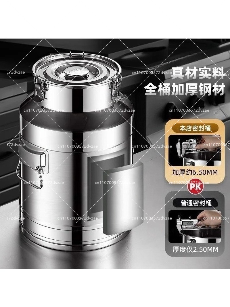 Cubo de Leche Sellado de Acero - Food Storage Drums reseña y precio