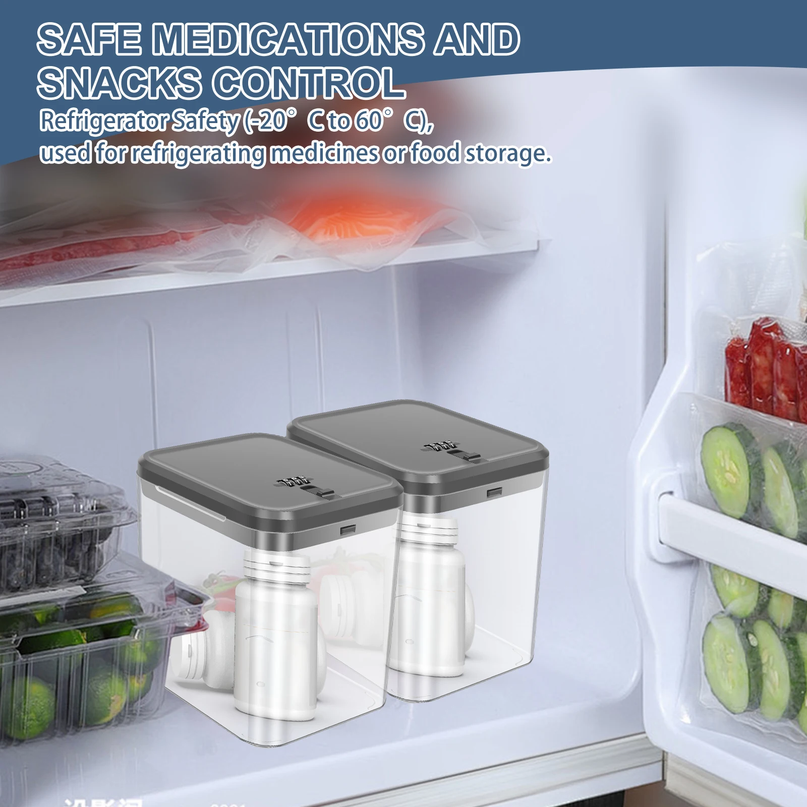 Caja de seguridad transparente - Food Storage Locker reseña y precio