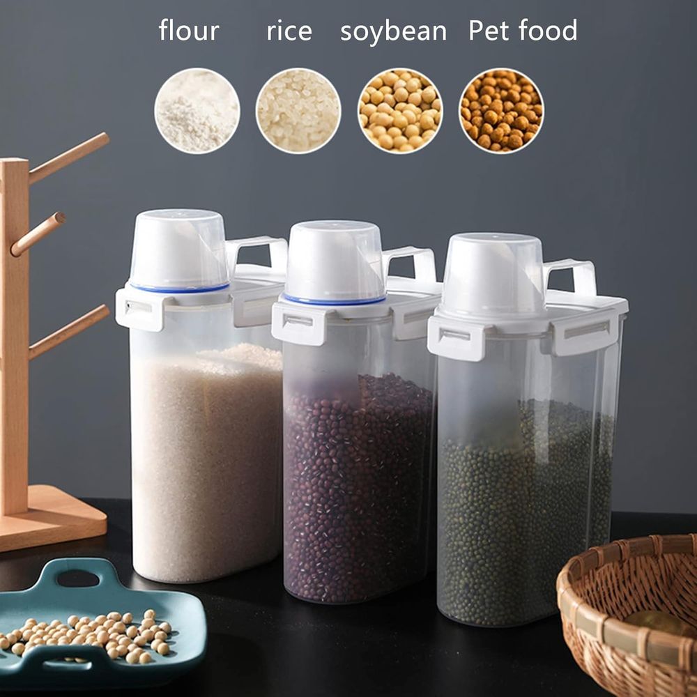 Juego de 4 Recipientes Herméti - Food Storage No Plastic reseña y precio