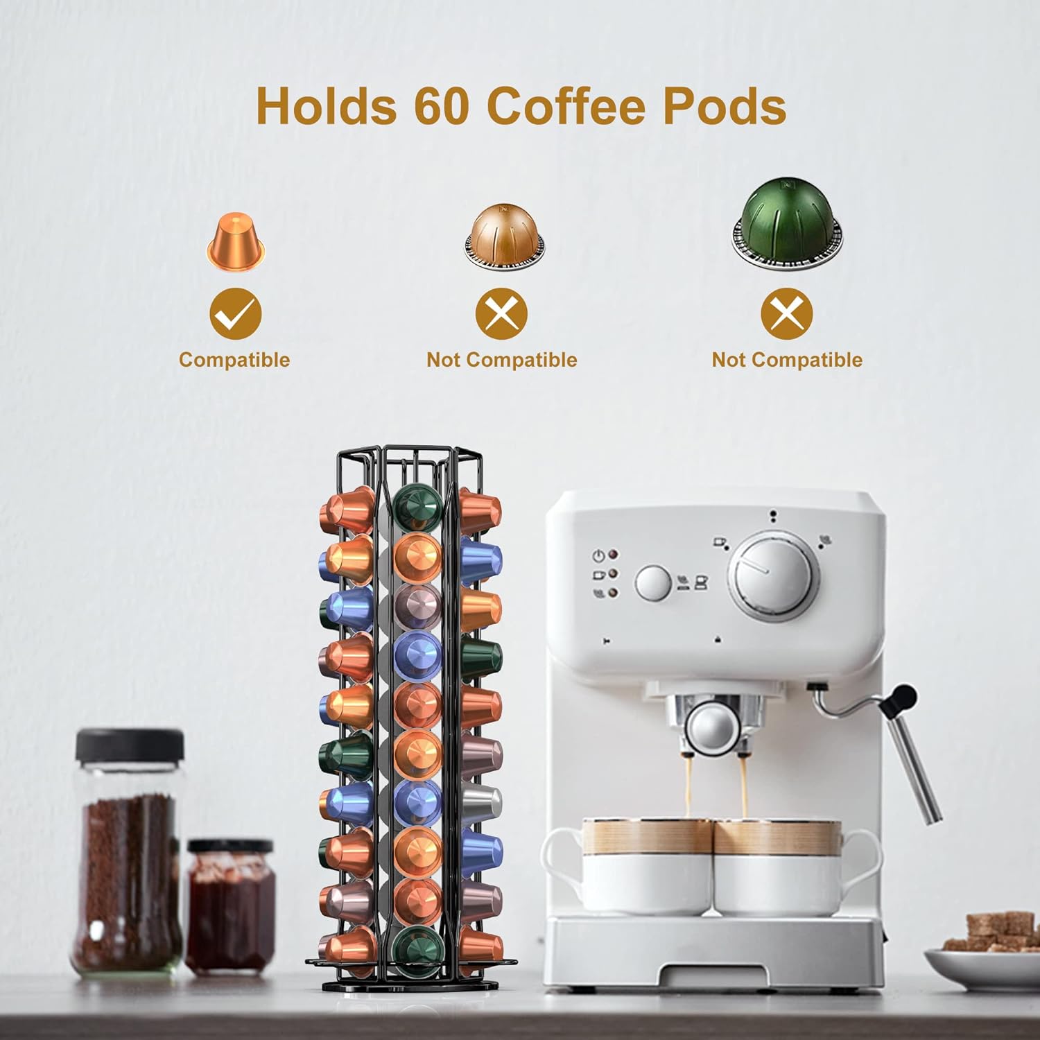 Soporte para cápsulas de café  - Food Storage Xl reseña y precio