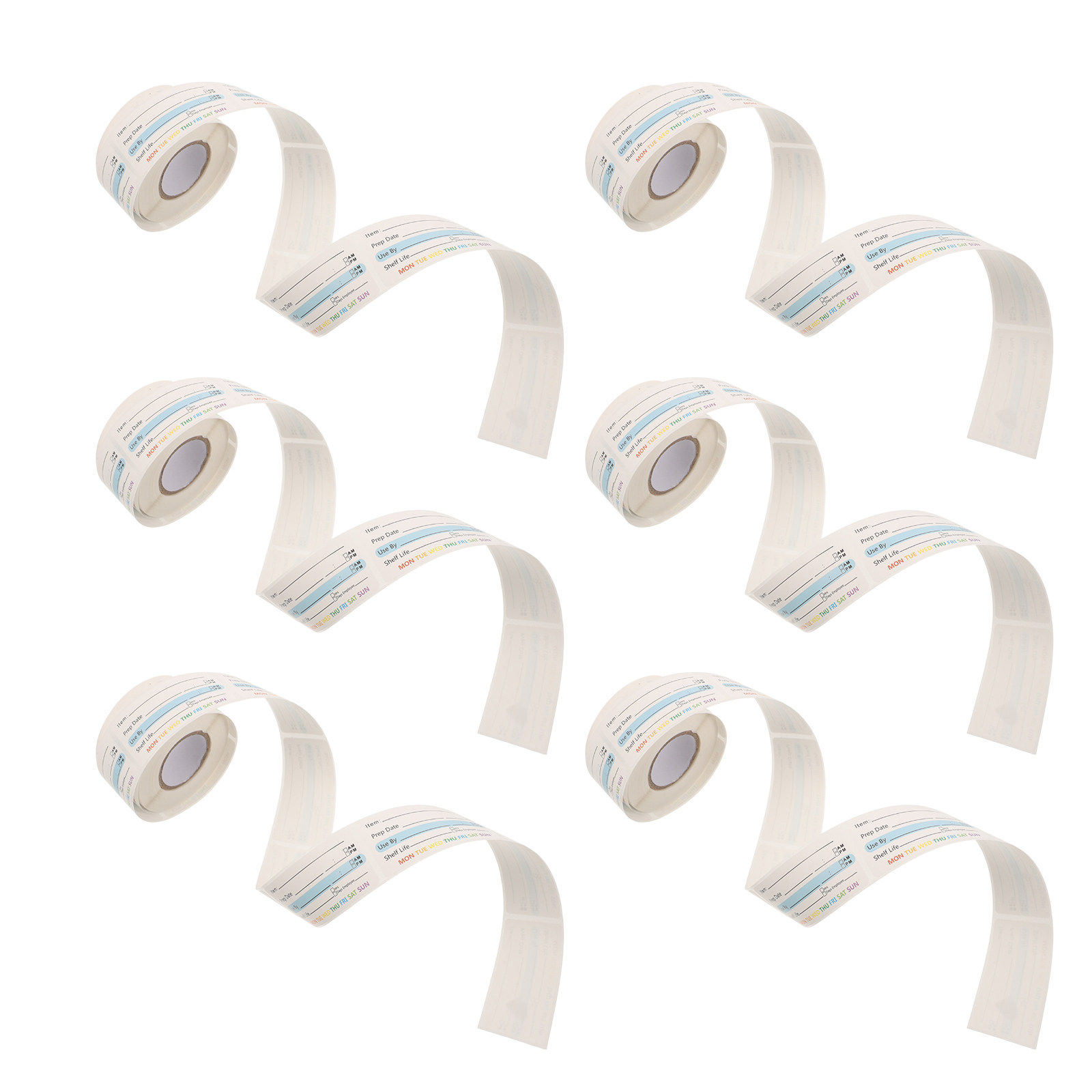 6 Rollos de Etiquetas para Alm - Food Storage Expiration Dates reseña y precio