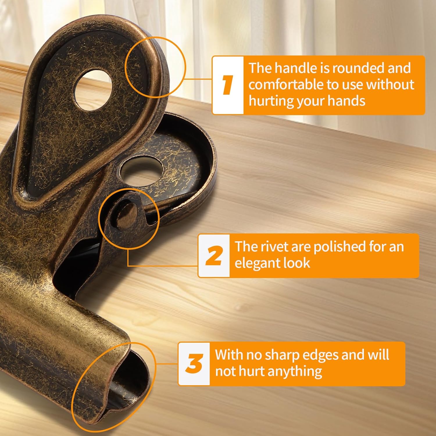 Clips Bulldog, 3 Piezas de Cli - Food Storage Roll Bags reseña y precio