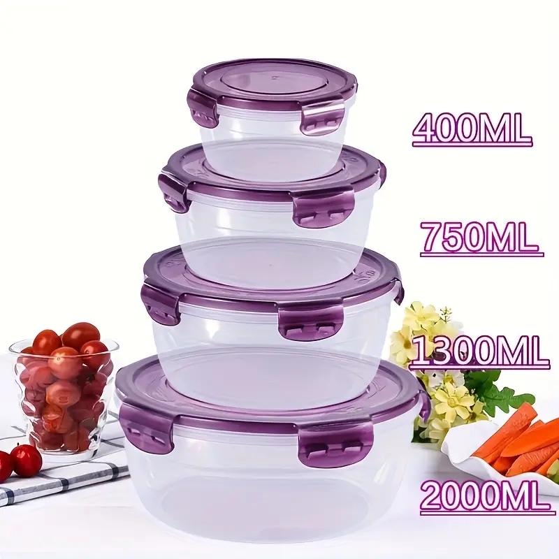 4 Recipientes de Plástico para - Food Storage Ideas reseña y precio