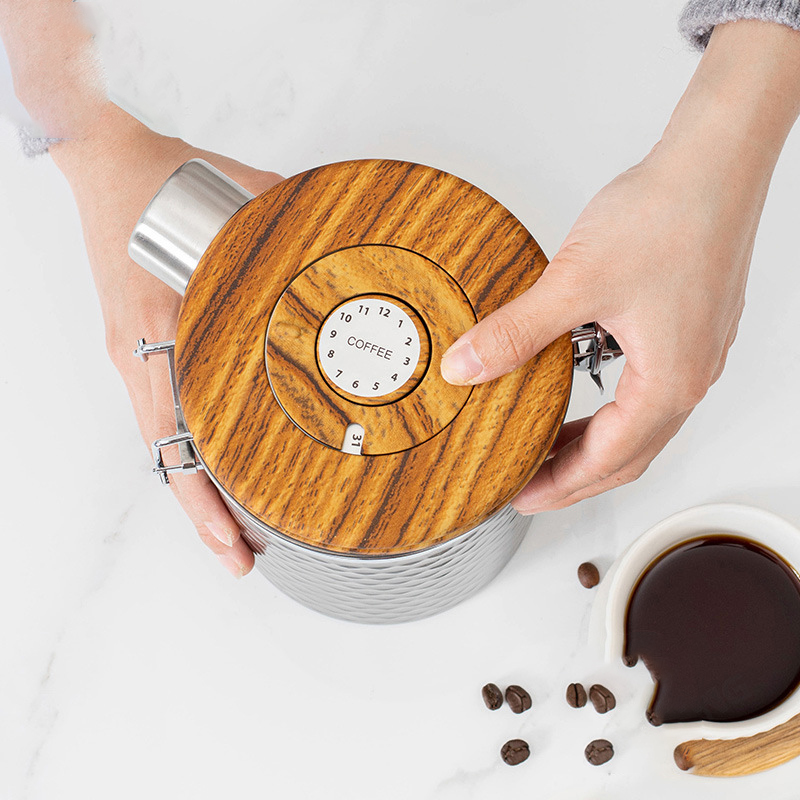 Botes de café de acero inoxida - Food Storage Airtight reseña y precio