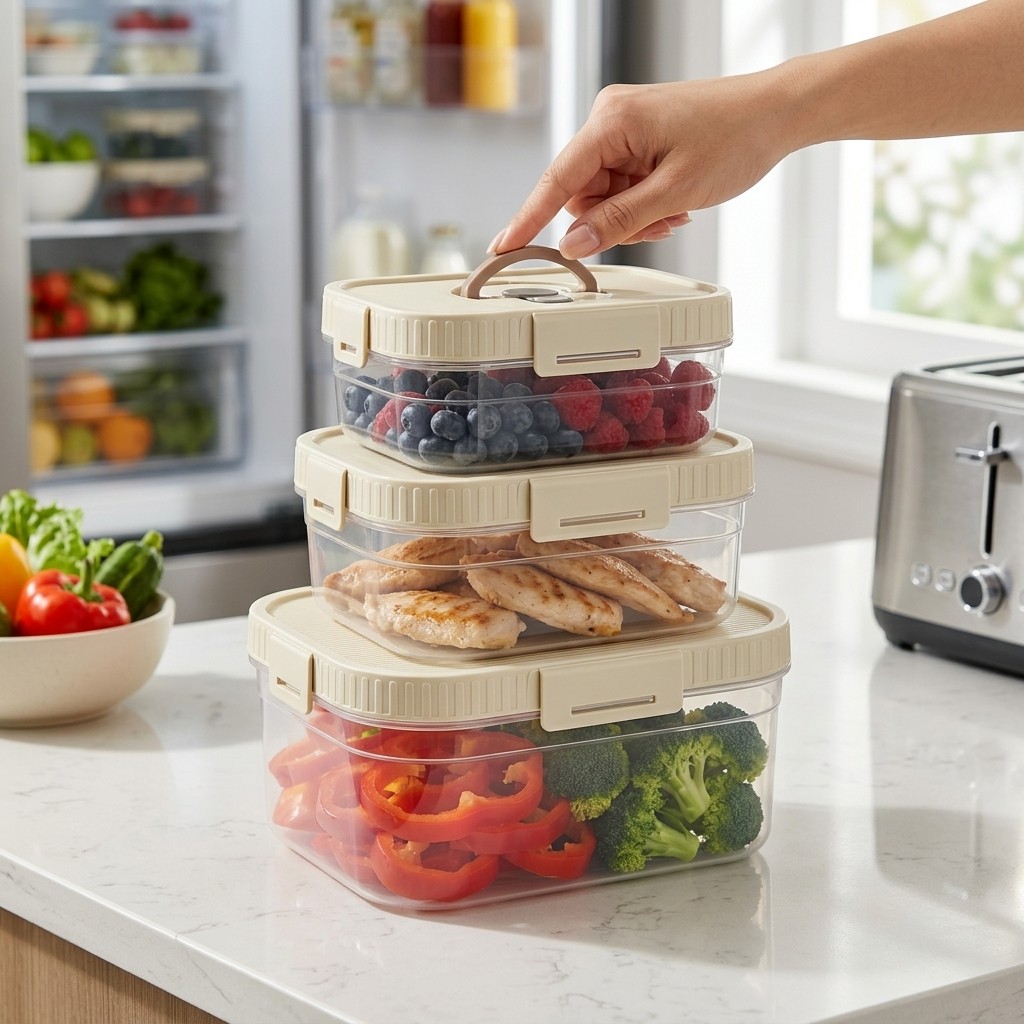 Contenedor Apilable para Almac - Food Storage Handling reseña y precio