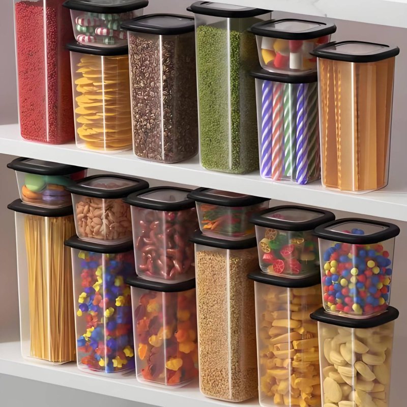 Juego de 6 Recipientes Herméti - Food Storage Airtight reseña y precio
