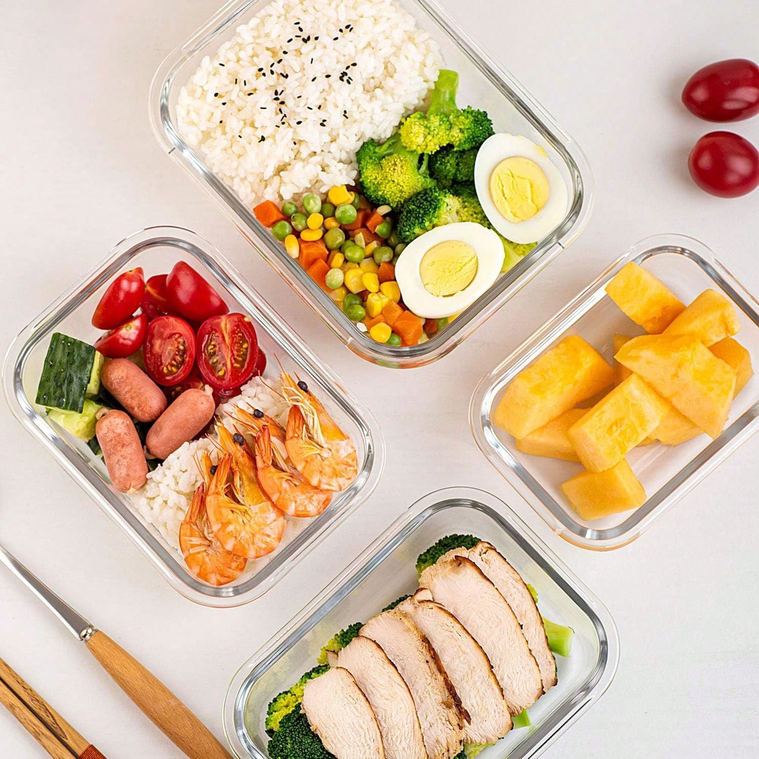 Paquete de 10 recipientes de v - Food Storage Ideas reseña y precio