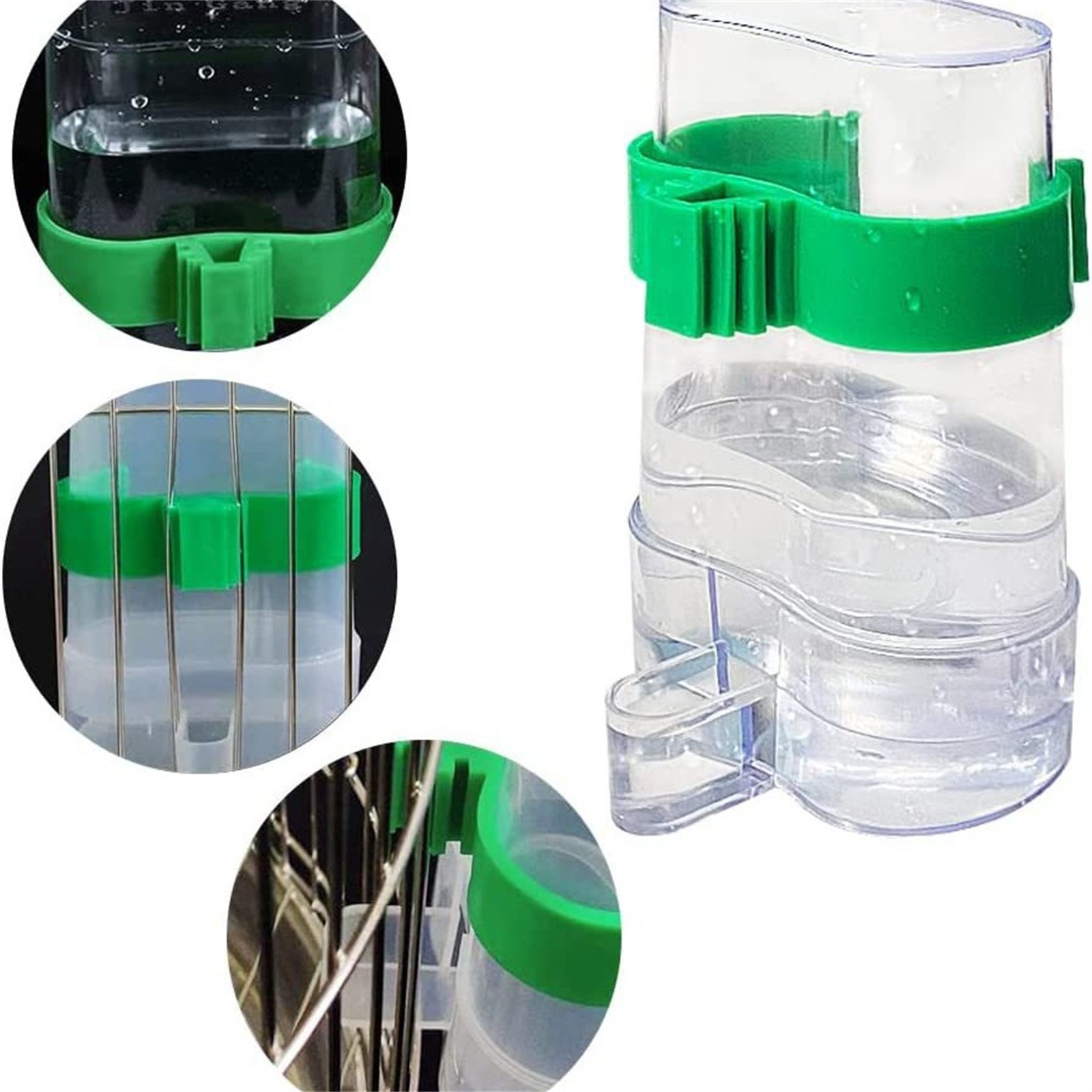 Bebedero de agua para pájaros, - Portion Control Container reseña y precio