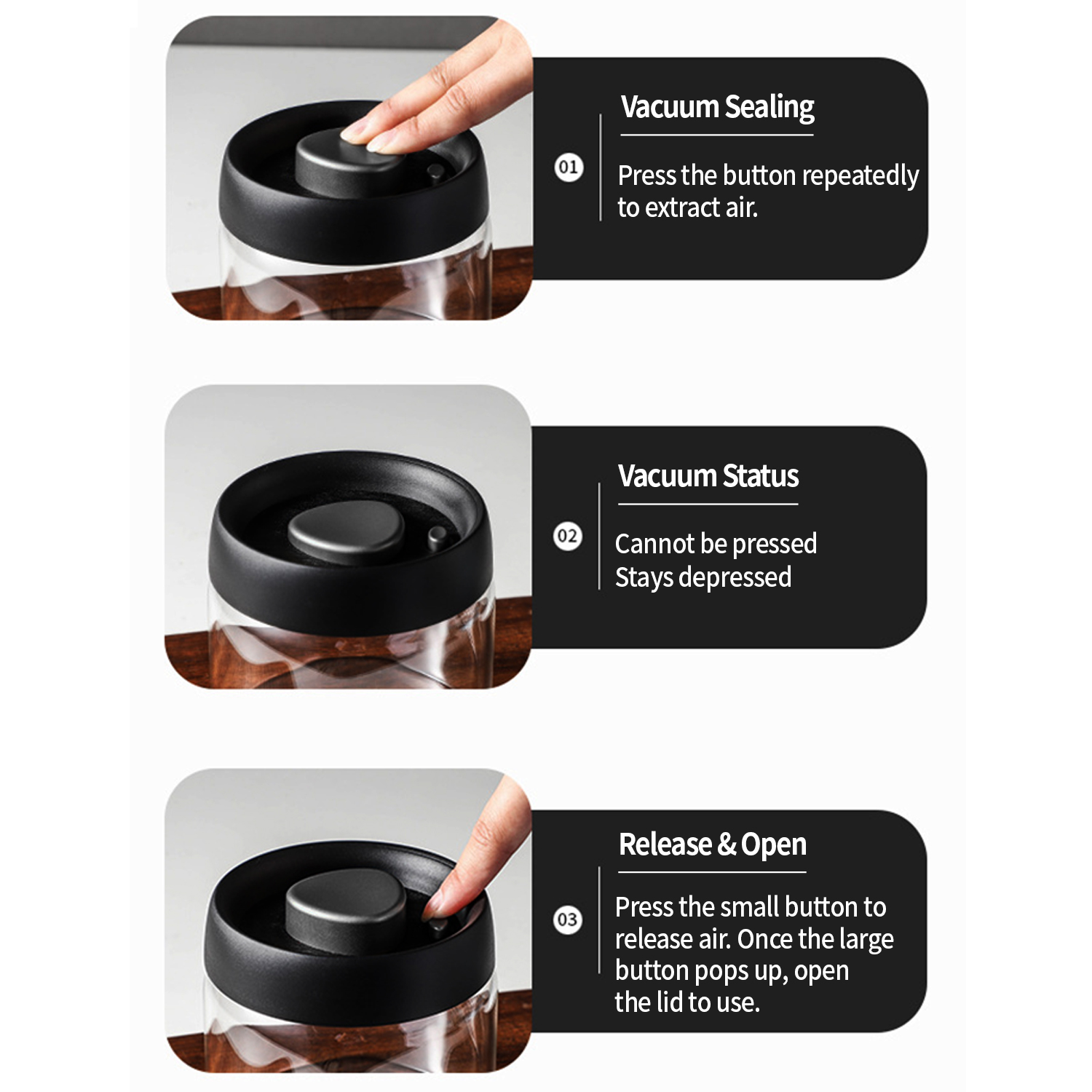 Recipiente para café al vacío  - Food Storage Ideas reseña y precio