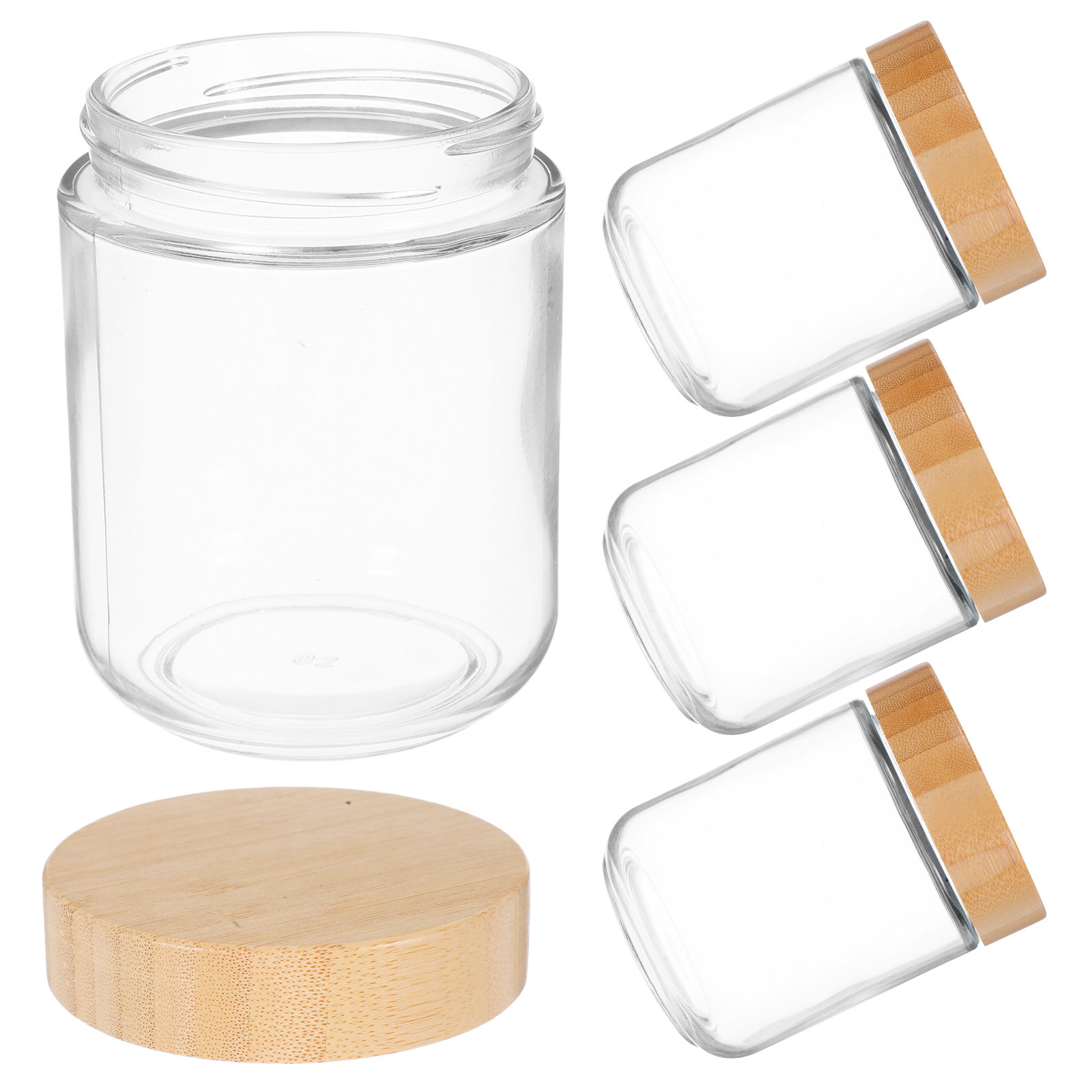 Juego de 4 Frascos de Vidrio T - Food Storage With Lids reseña y precio