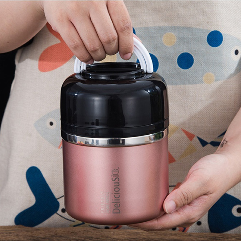 Fiambrera térmica de acero ino - Food Storage For Long Term reseña y precio