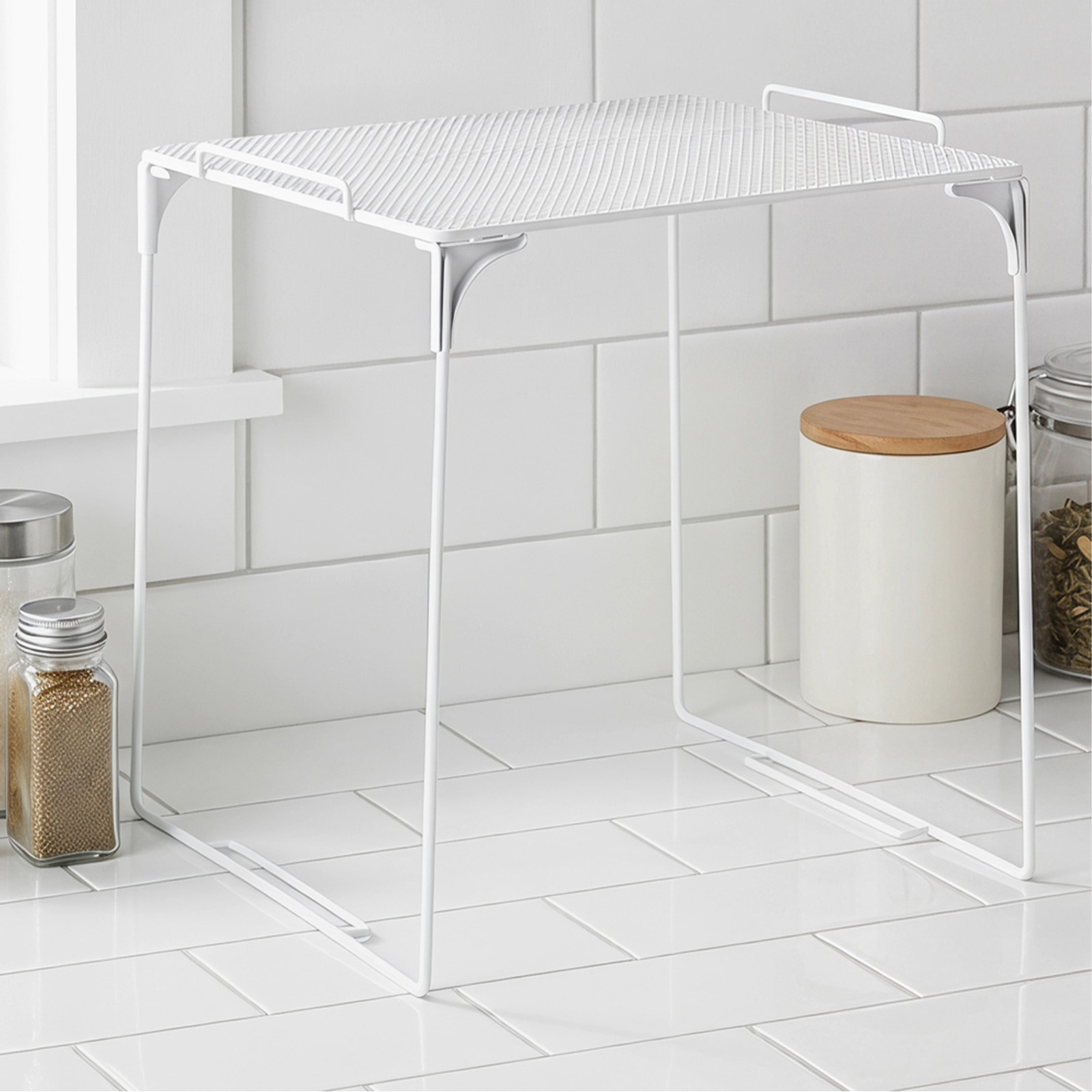 2 Estantes Apilables de Malla  - Food Storage Locker reseña y precio