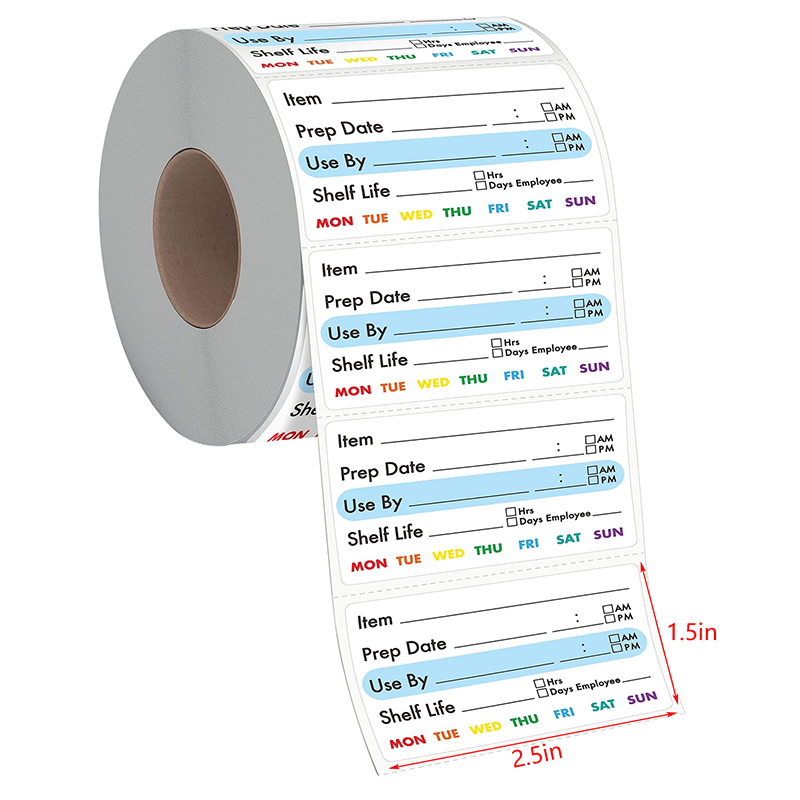 Etiqueta adhesiva para fecha,  - Food Storage Expiration Dates reseña y precio