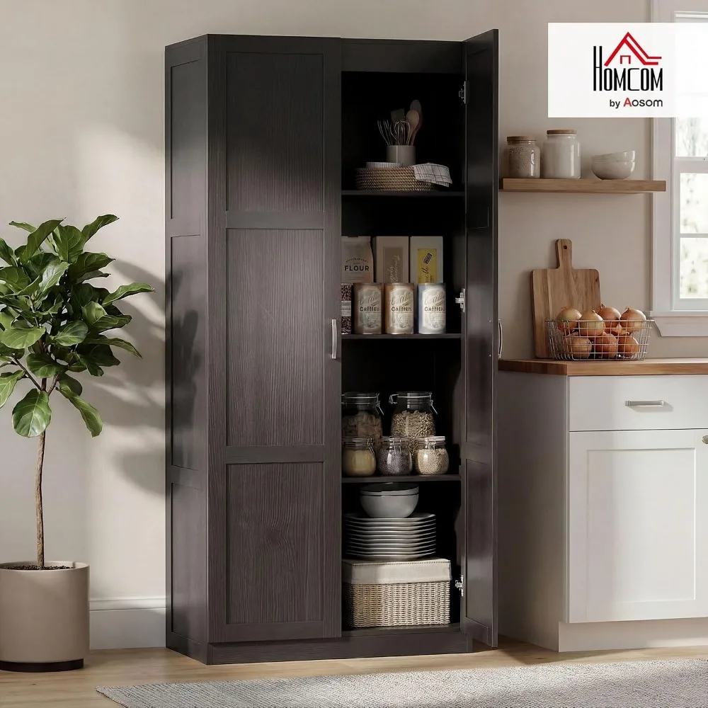 HOMCOM Armario de Cocina Alto  - Food Storage Kitchen Cabinet reseña y precio