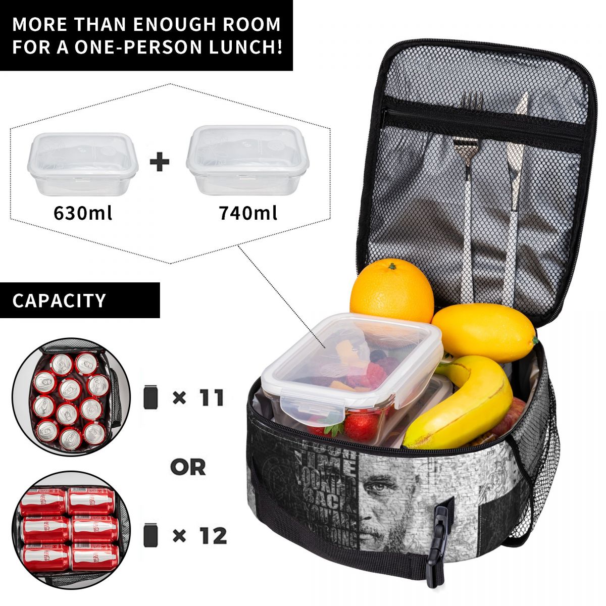 Bolsa de almuerzo aislante con - Food Storage Quotes reseña y precio