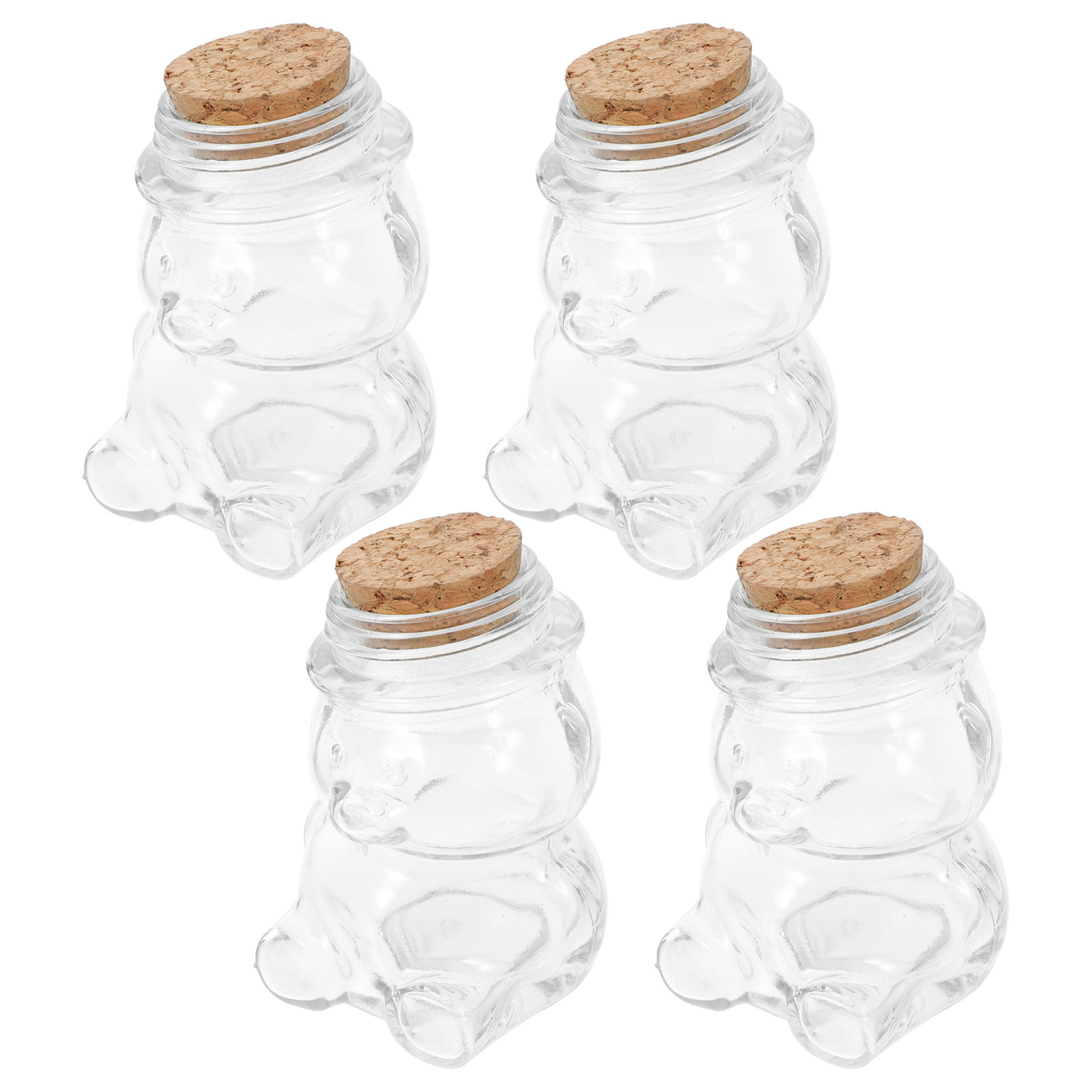 Juego de 4 tarros de cristal t - Food Storage Glass reseña y precio
