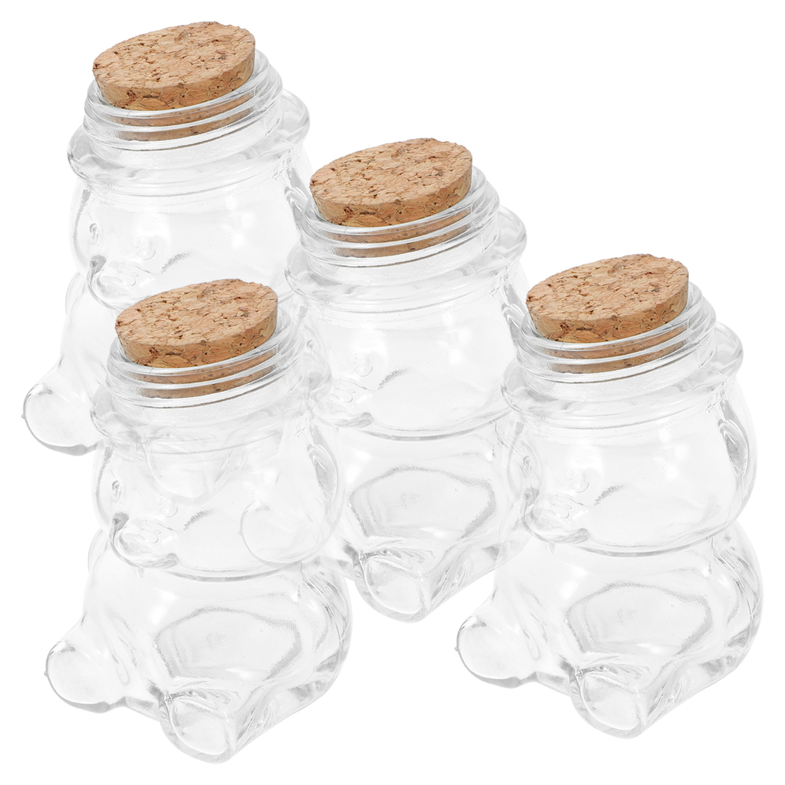 Juego de 4 tarros de cristal t - Food Storage Glass reseña y precio