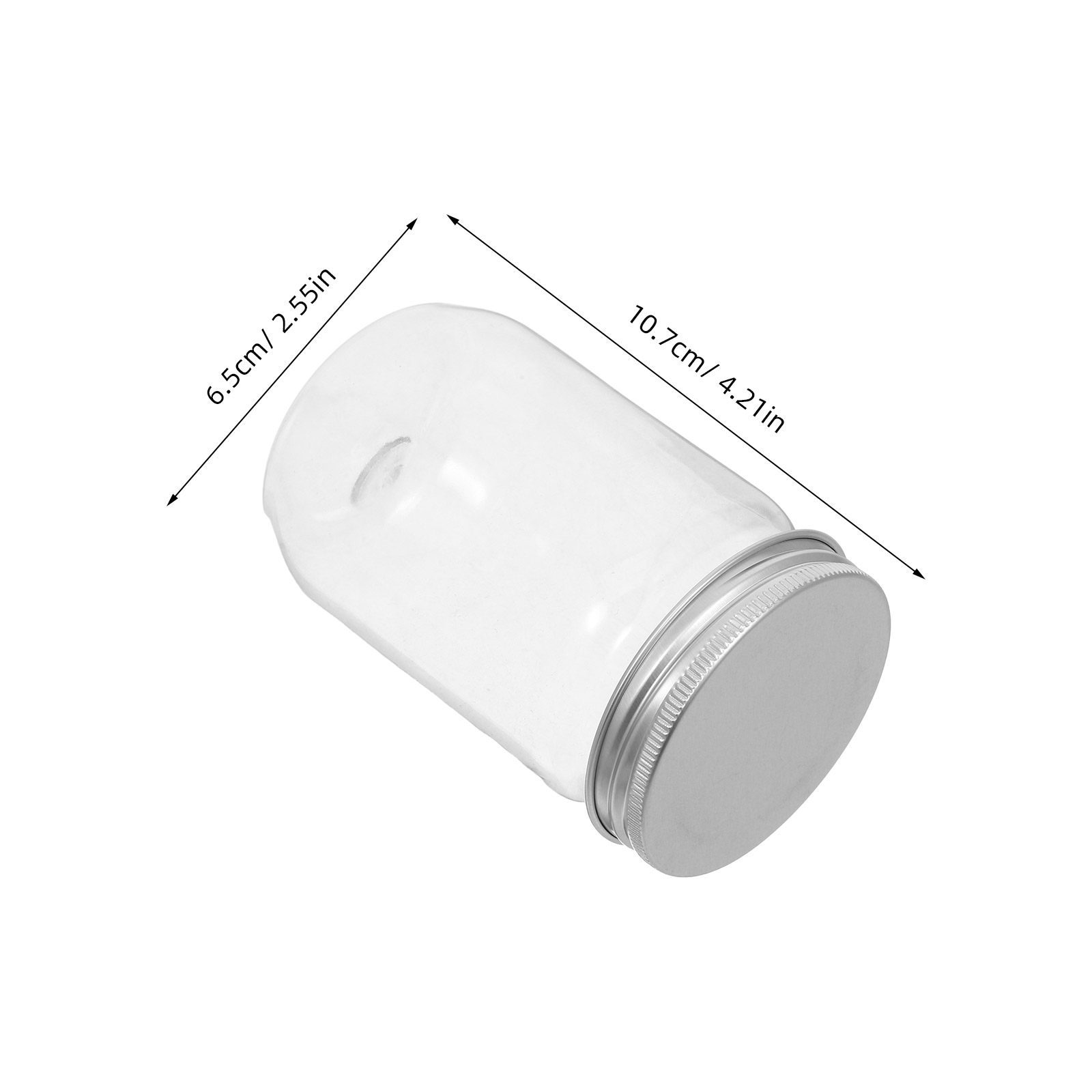 6 Frascos de Plástico Transpar - Food Storage With Lids reseña y precio
