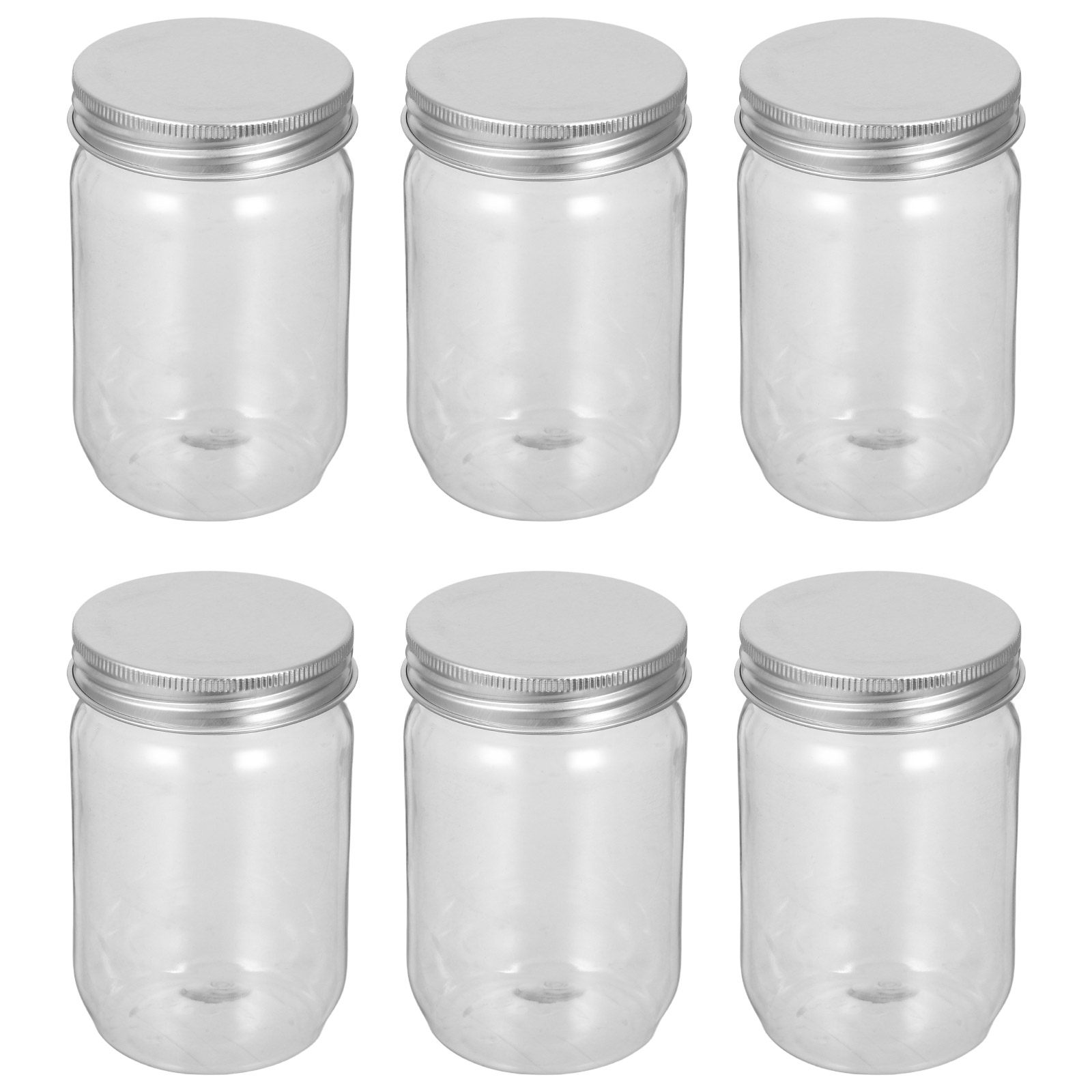6 Frascos de Plástico Transpar - Food Storage With Lids reseña y precio