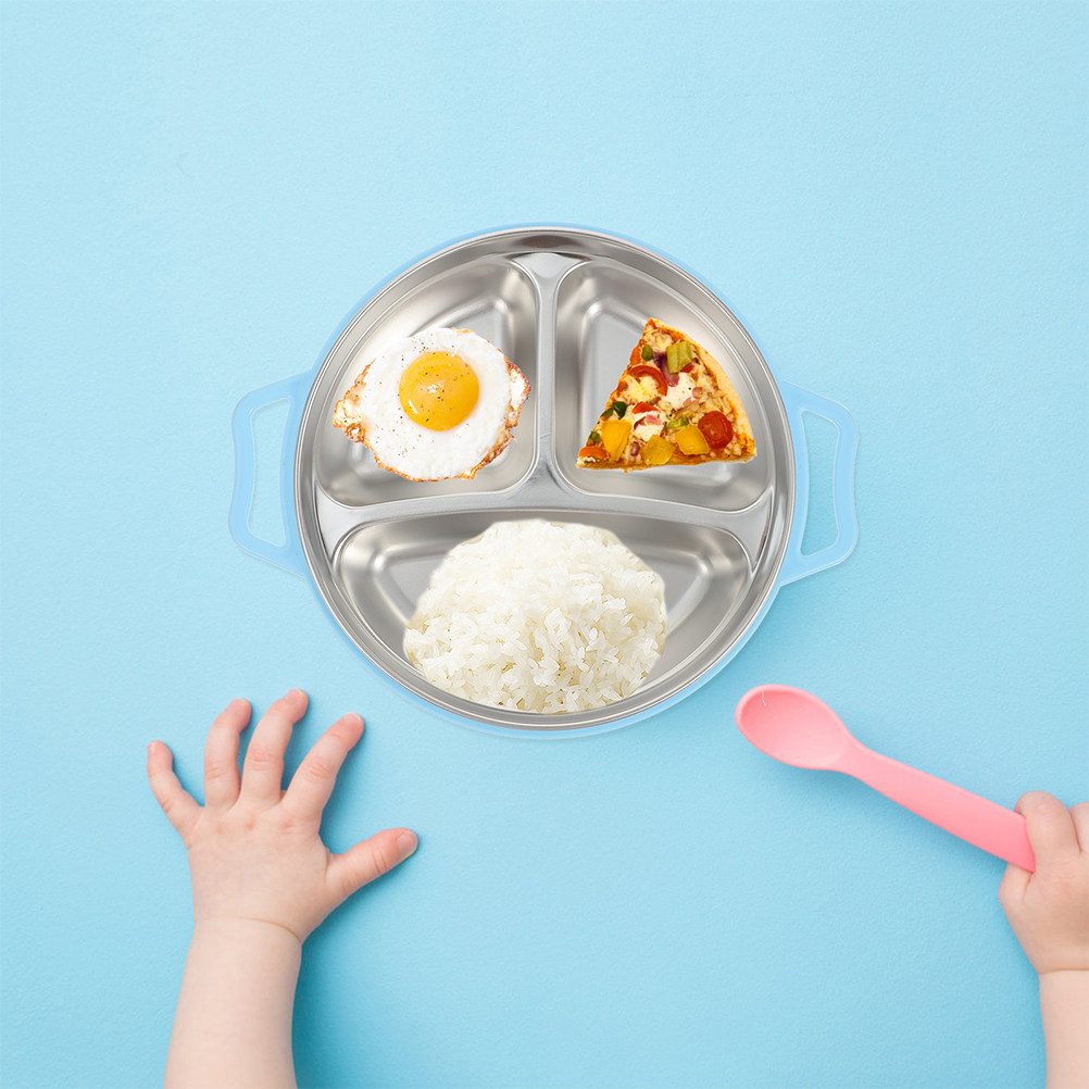 Plato de Comida Dividido de Ac - Food Storage Stainless Steel reseña y precio