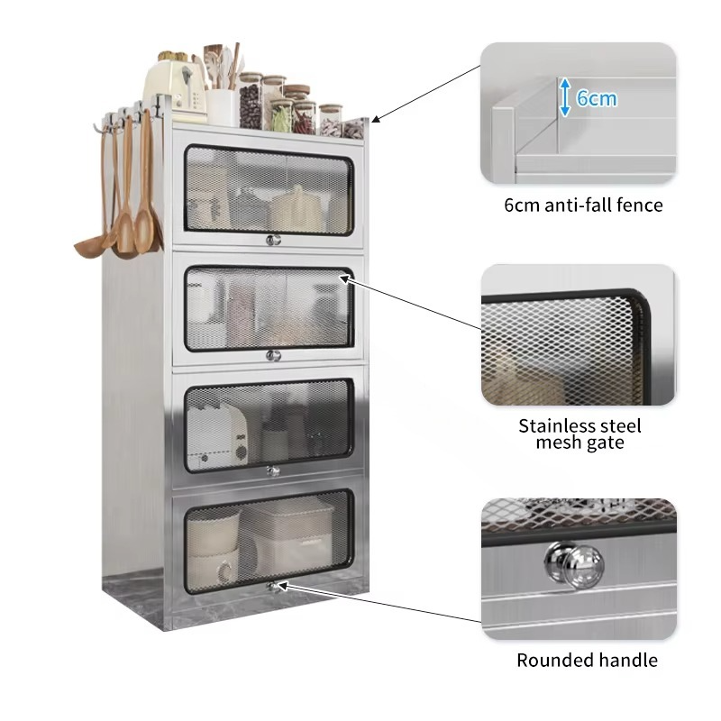 Armario de cocina de acero ino - Food Storage Locker reseña y precio