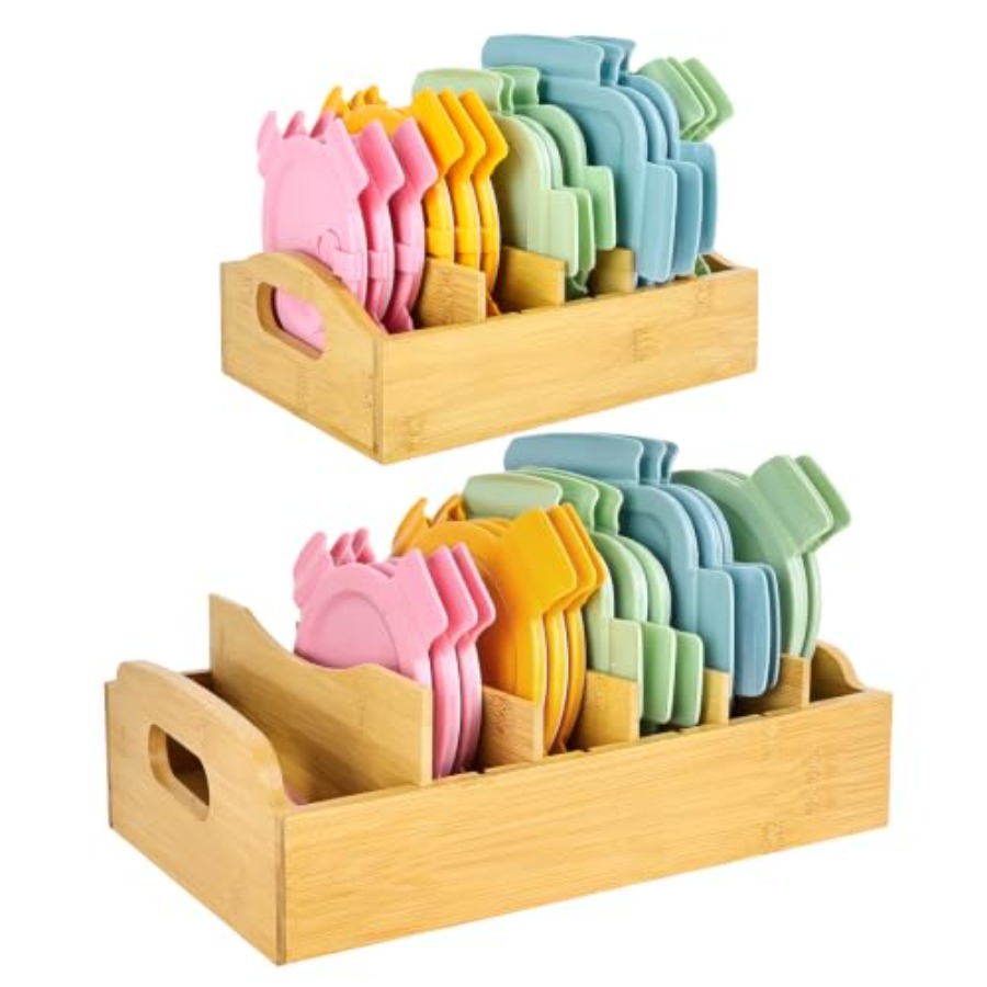 Paquete de 2 organizadores de  - Food Storage With Lids reseña y precio